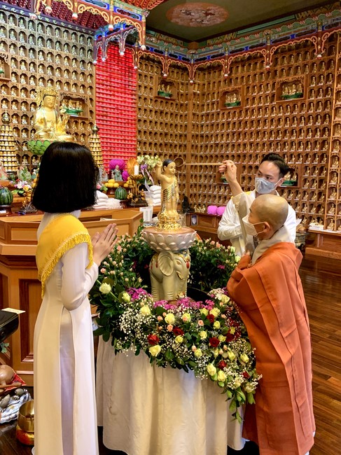 The Vesak Great Ceremony at Hoang Phap Temple in Jeonju City - South Korea
